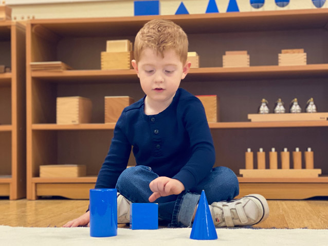 Sensorial learning materials for the Montessori classroom